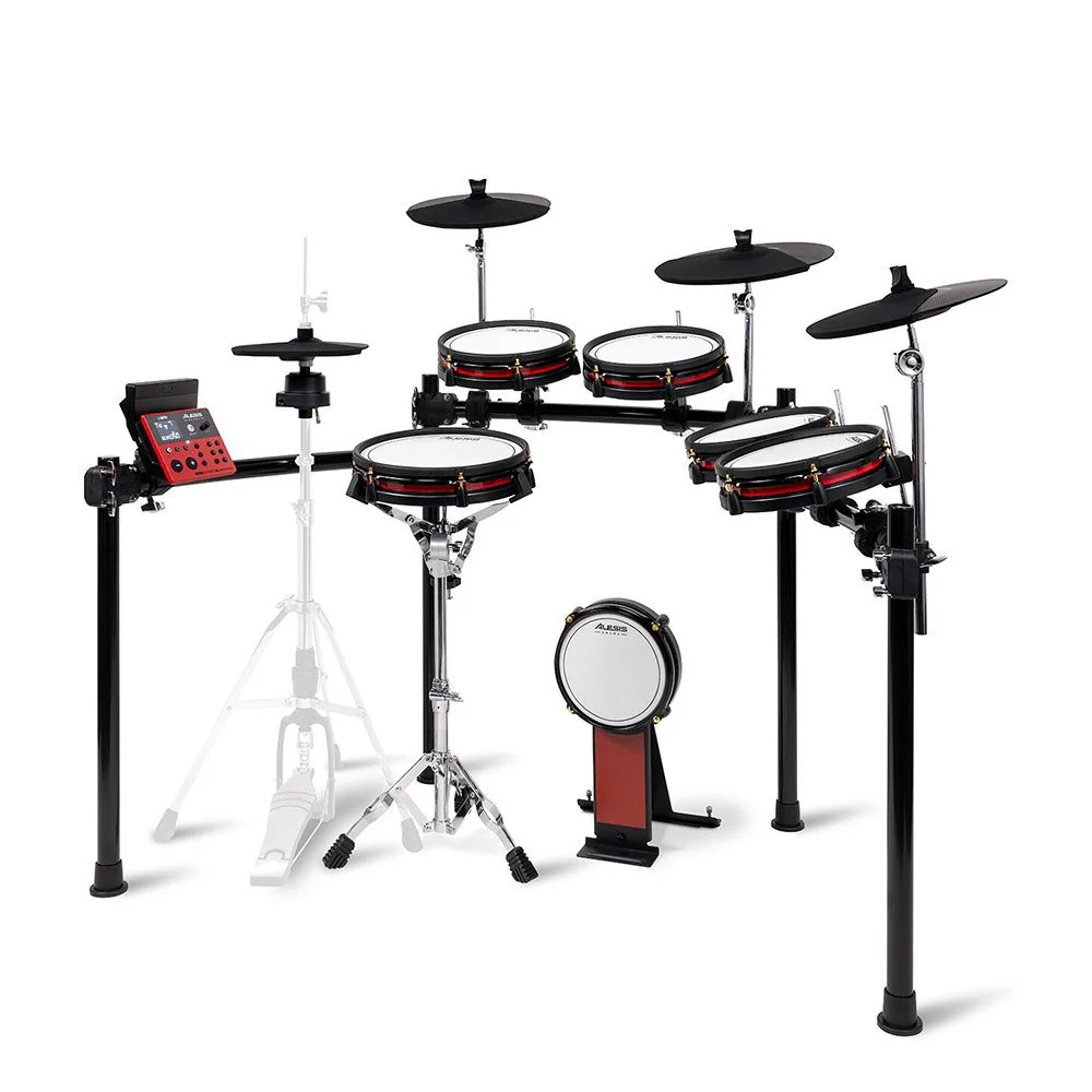 Alesis Nitro Ultimate XL Electronic Drum Kit w/ Stand Movable Hi-Hat, BT & 10" Toms
