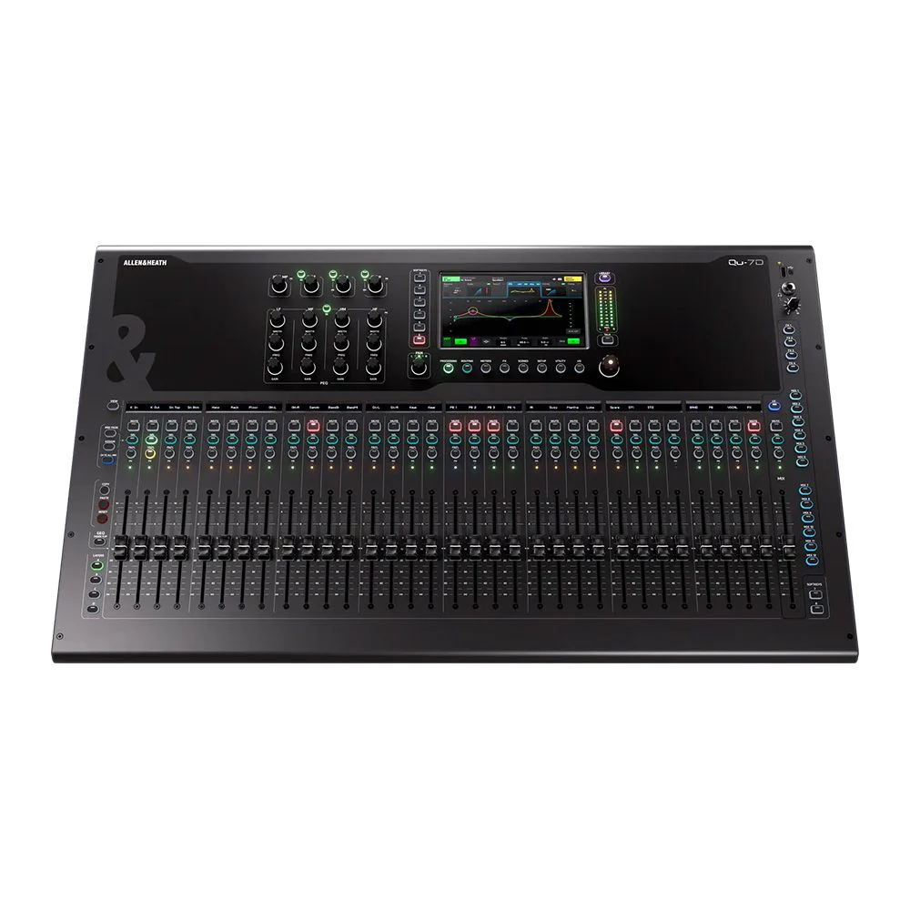 Allen & Heath Qu-7D Compact 38 In 24 Out 96K Digital Mixer w/ 33 Faders & DANTE