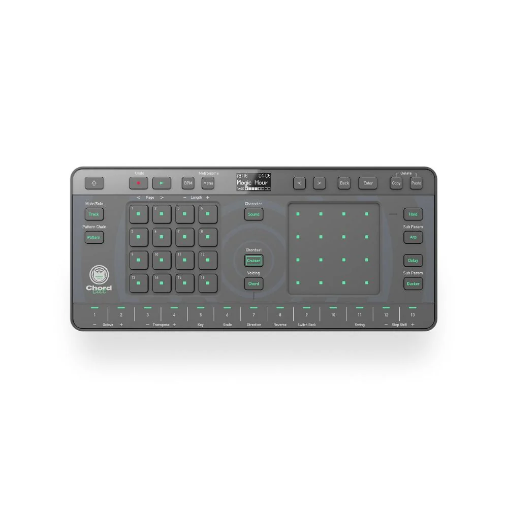 AlphaTheta Chordcat 8-Track Groovebox w/ 145 Preset Sounds
