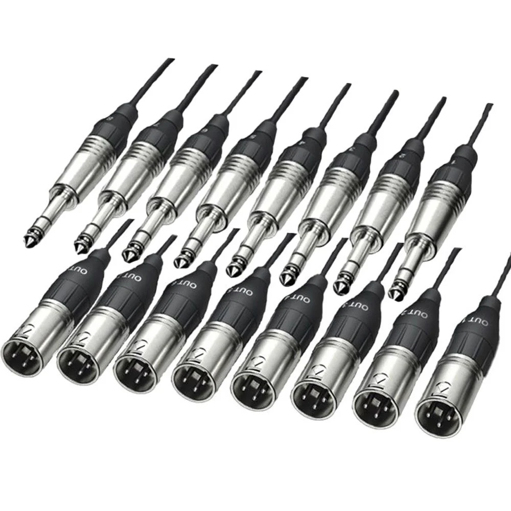 Alva 8 x XLRF to 8 x TRS Cable (2m)