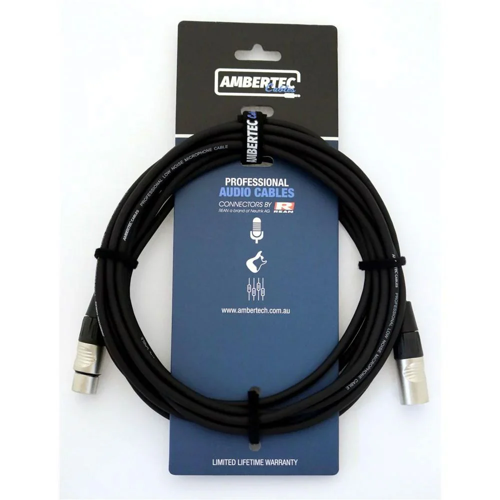 Ambertec Microphone Cable XLR to XLR (3m)