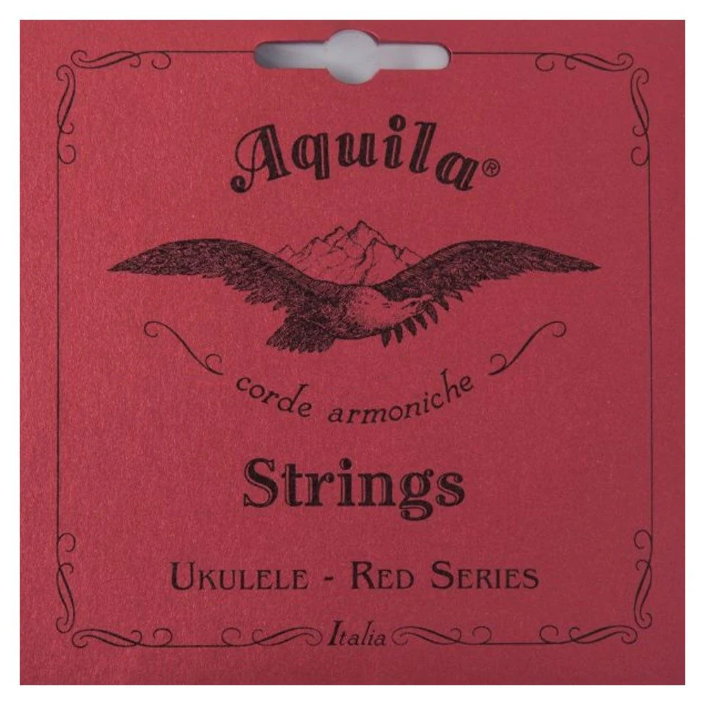 Aquila 88U Red Series Tenor Ukulele Strings - GCEA Tuning - Low G (4th String Wound Red)