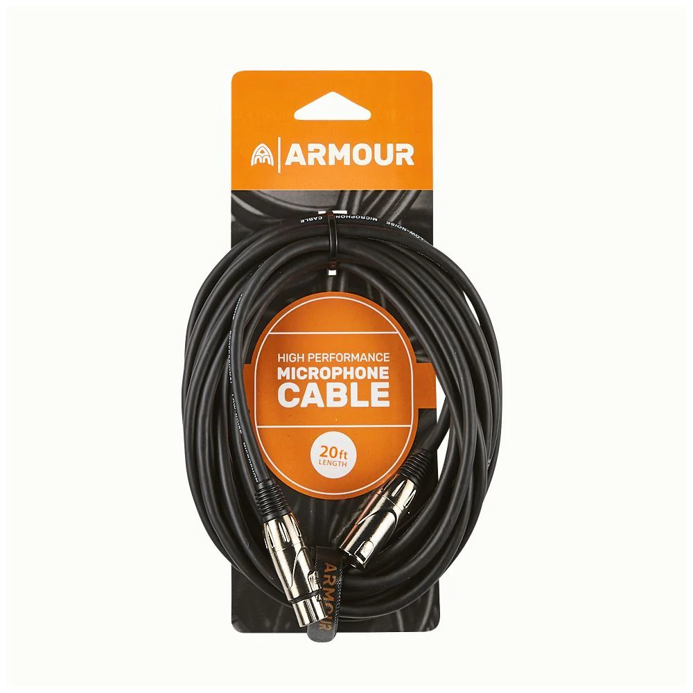 Armour CCP20U XLR to XLR Cable w/ Upgraded Connectors (20ft)