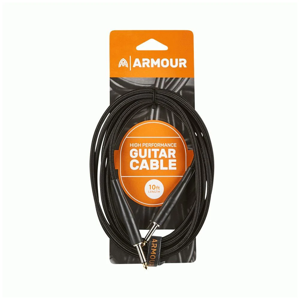 Armour GW10B Guitar Woven Black (10ft)