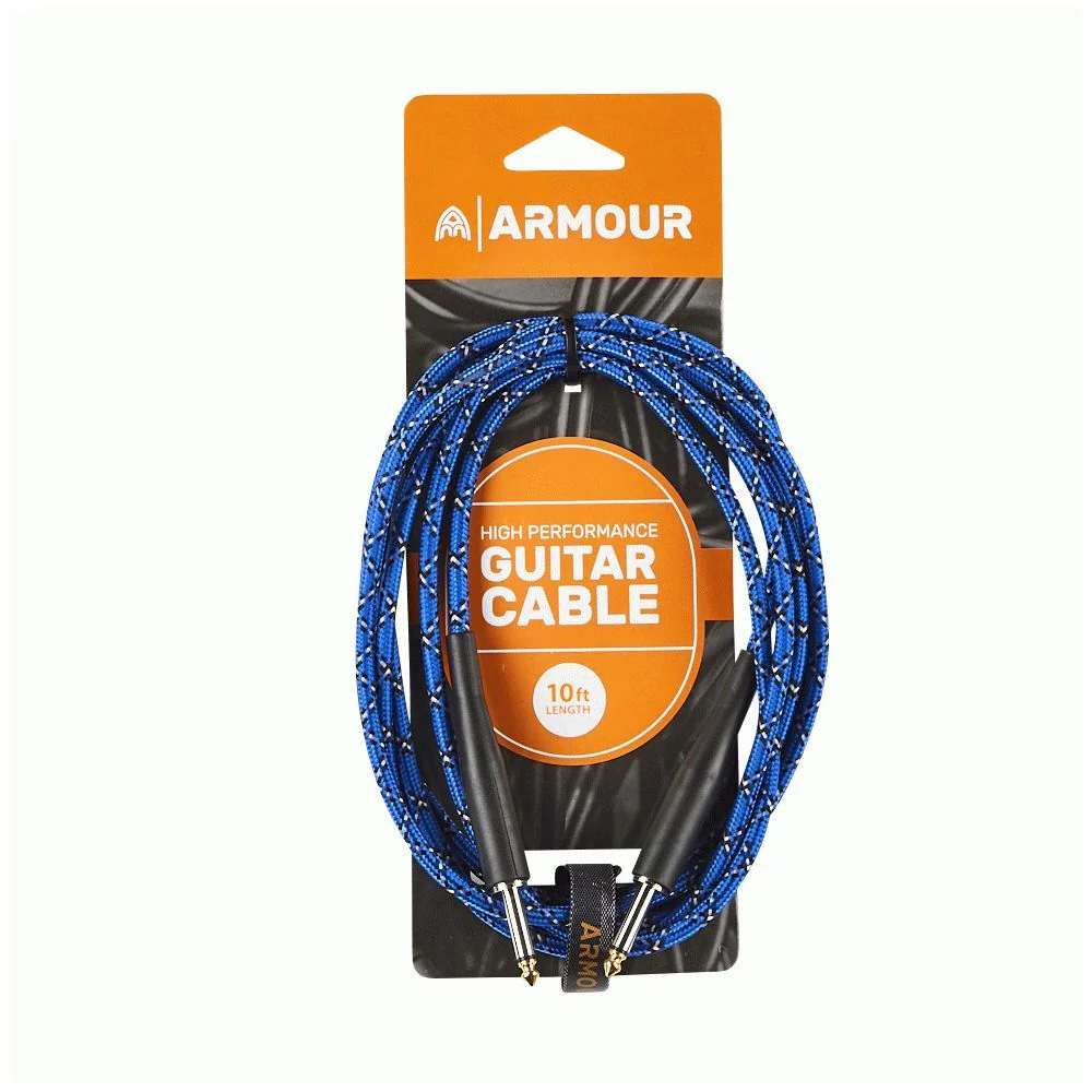 Armour GW10P Guitar Woven Blue Python (10ft)