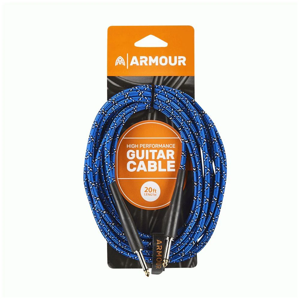 Armour GW20P Guitar Woven Blue Python (20ft)