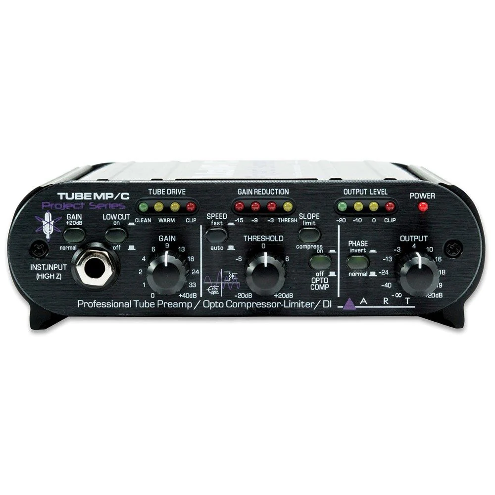 ART Pro Audio Tube MP/C Tube Mic Preamp w/ Compressor
