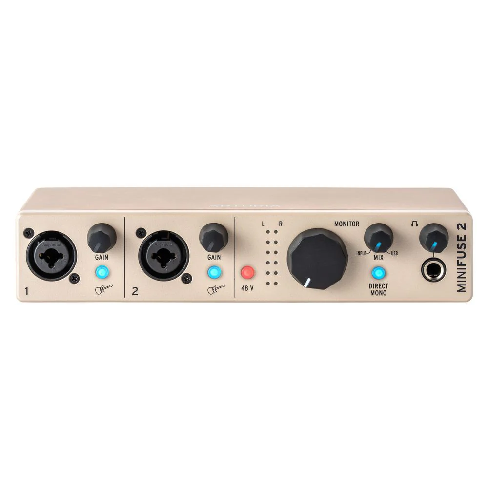 Arturia MiniFuse 2 2 In/2 Out USB 2 Interface (Champagne)