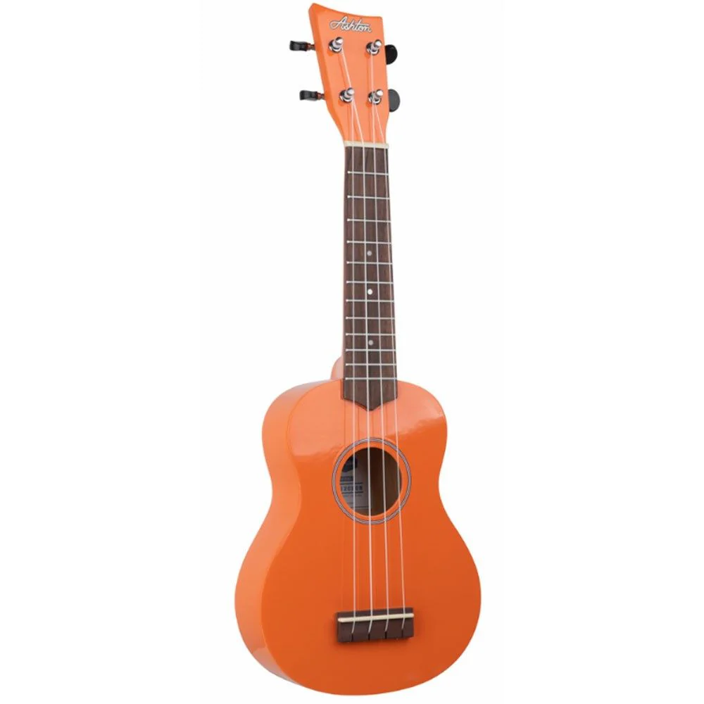 Ashton UKE120BOR Ukulele w/ Bag (Bright Orange)