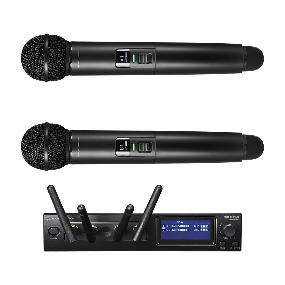 Audio Technica System 20 Pro ATW-1422 Dual Handheld Microphone System