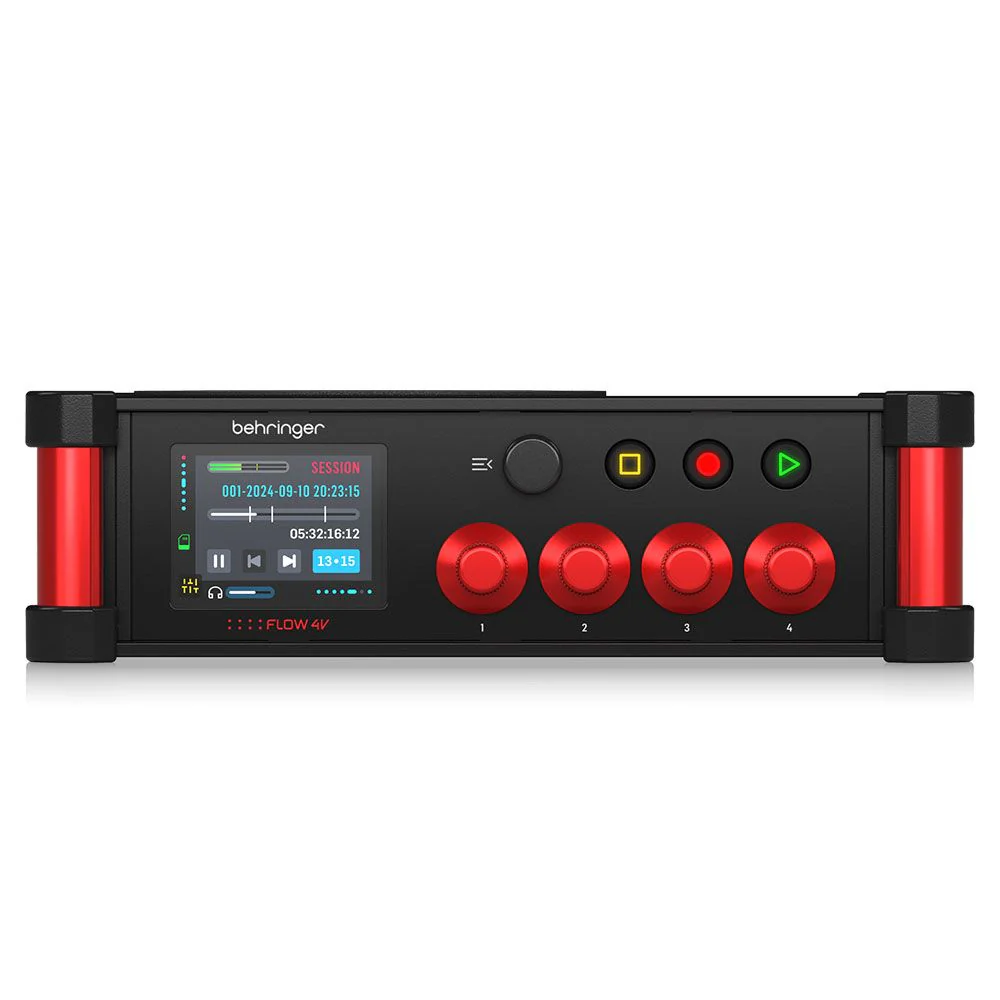 Behringer FLOW 4V Digital Audio Mixer & Recorder w/ 4 x Inputs