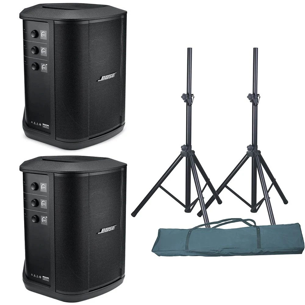 Bose S1 Pro+ Wireless Pack w/ 2 x Bose S1 Pro+ & Stands