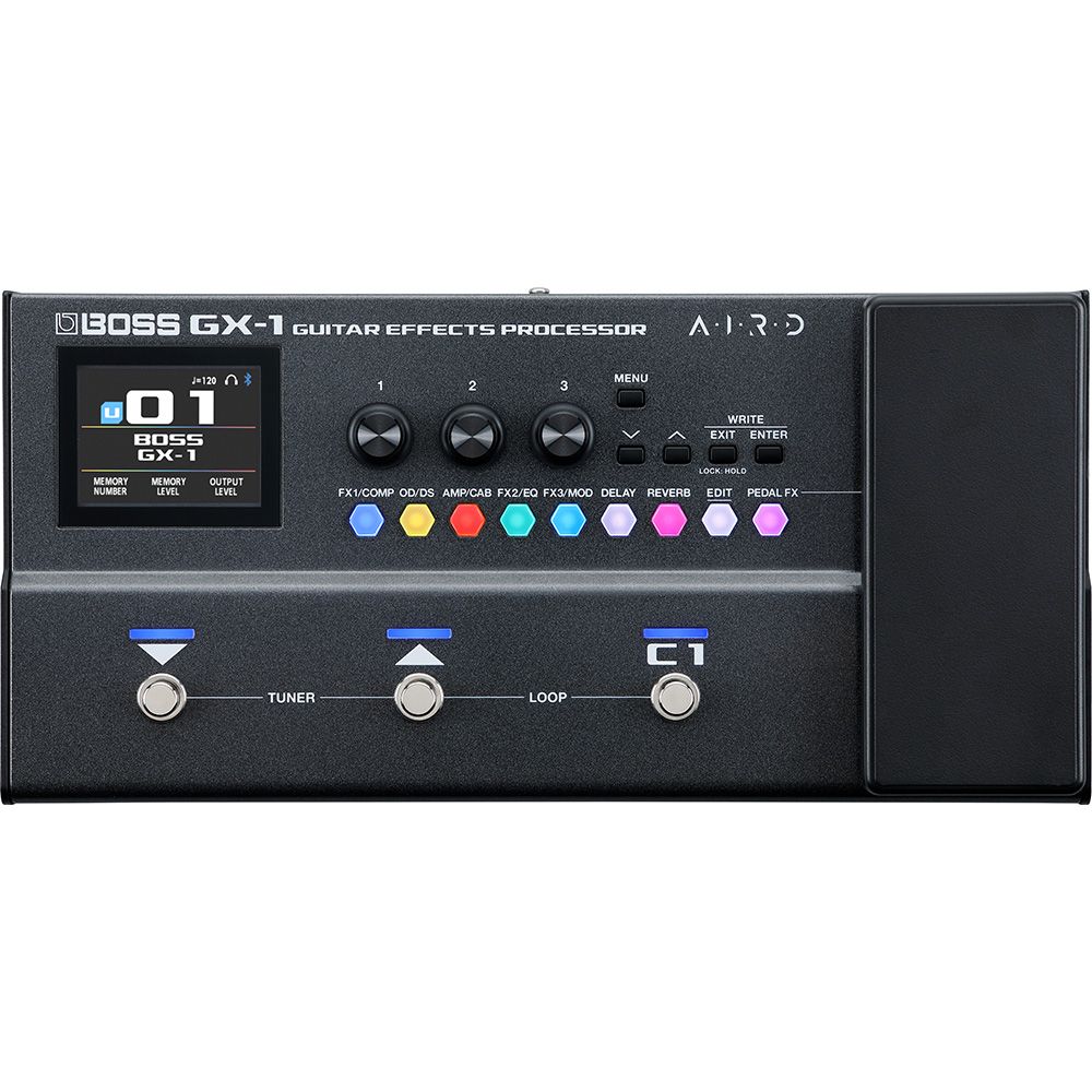 Boss GX1 Guitar Multi-Effects Processor Pedal w/ Bluetooth (Black)