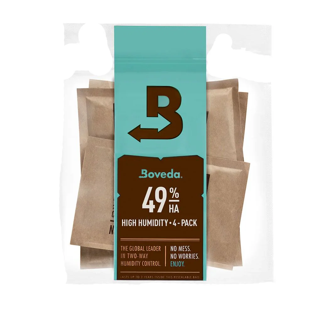 Boveda B49HA 49% RH High Humidity Refill 4-Pack