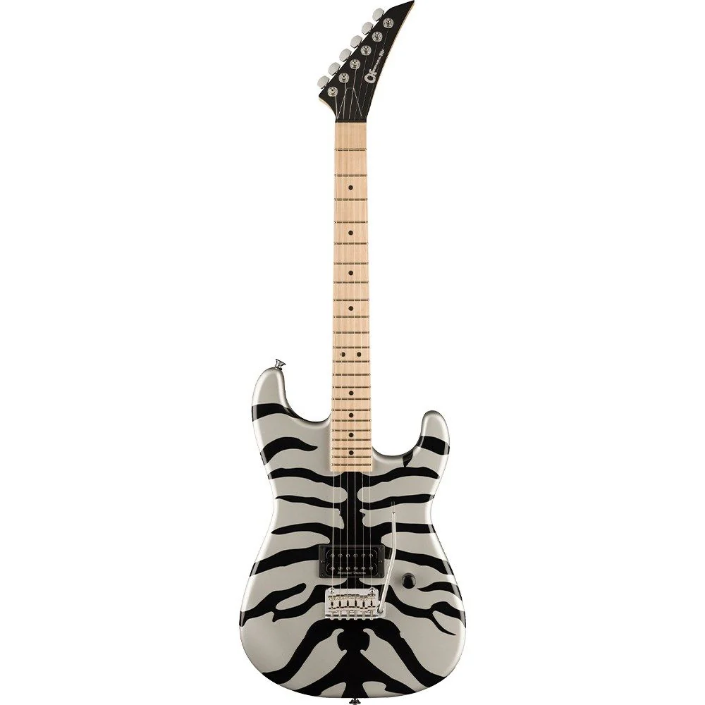 Charvel Super-Stock SD1 H 2PT M Maple Fingerboard (Silver Bengal)