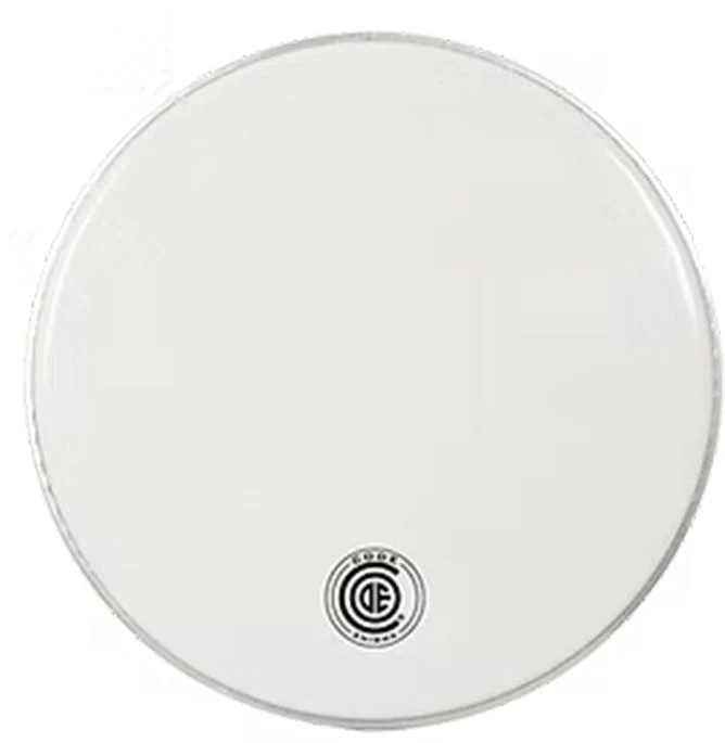 Code 22" Enigma White Bass Drum Head (White)