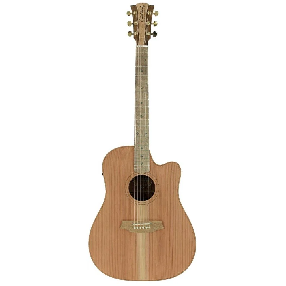 Cole Clark FL2EC-RDBL Acoustic Electric Guitar w/ Cutaway inc Hard Case