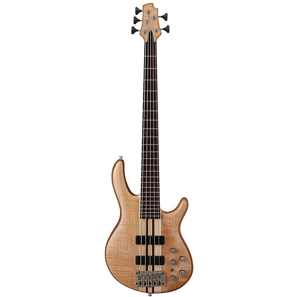 Cort A5 Plus FMMH 5-String Bass Guitar (Open Pore Natural)