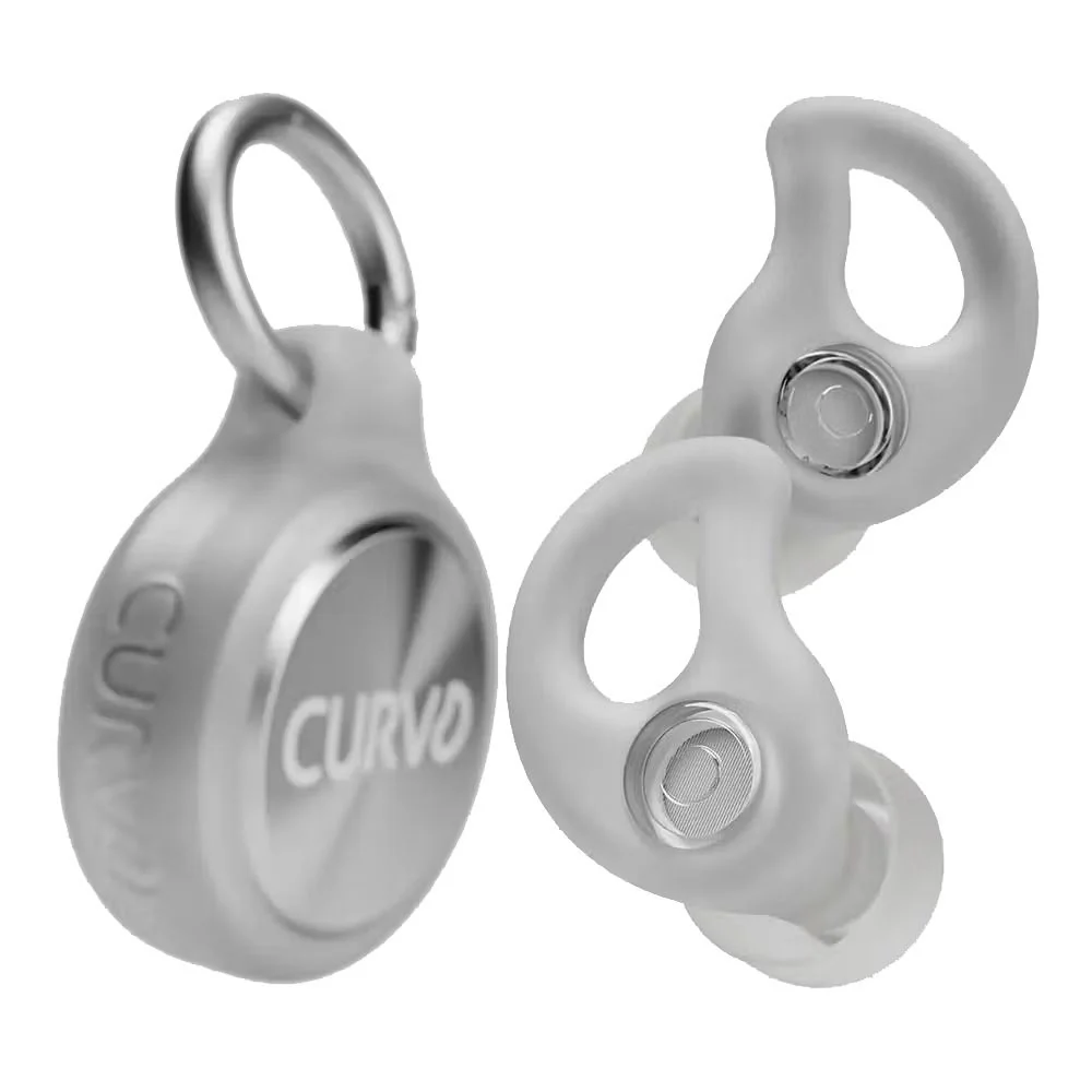 Curvd Live Filtered Earplugs For Live Music and Events (Clear)