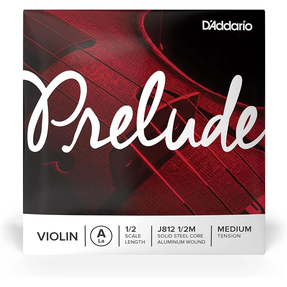 D'Addario 1/2 Size Violin Single A String