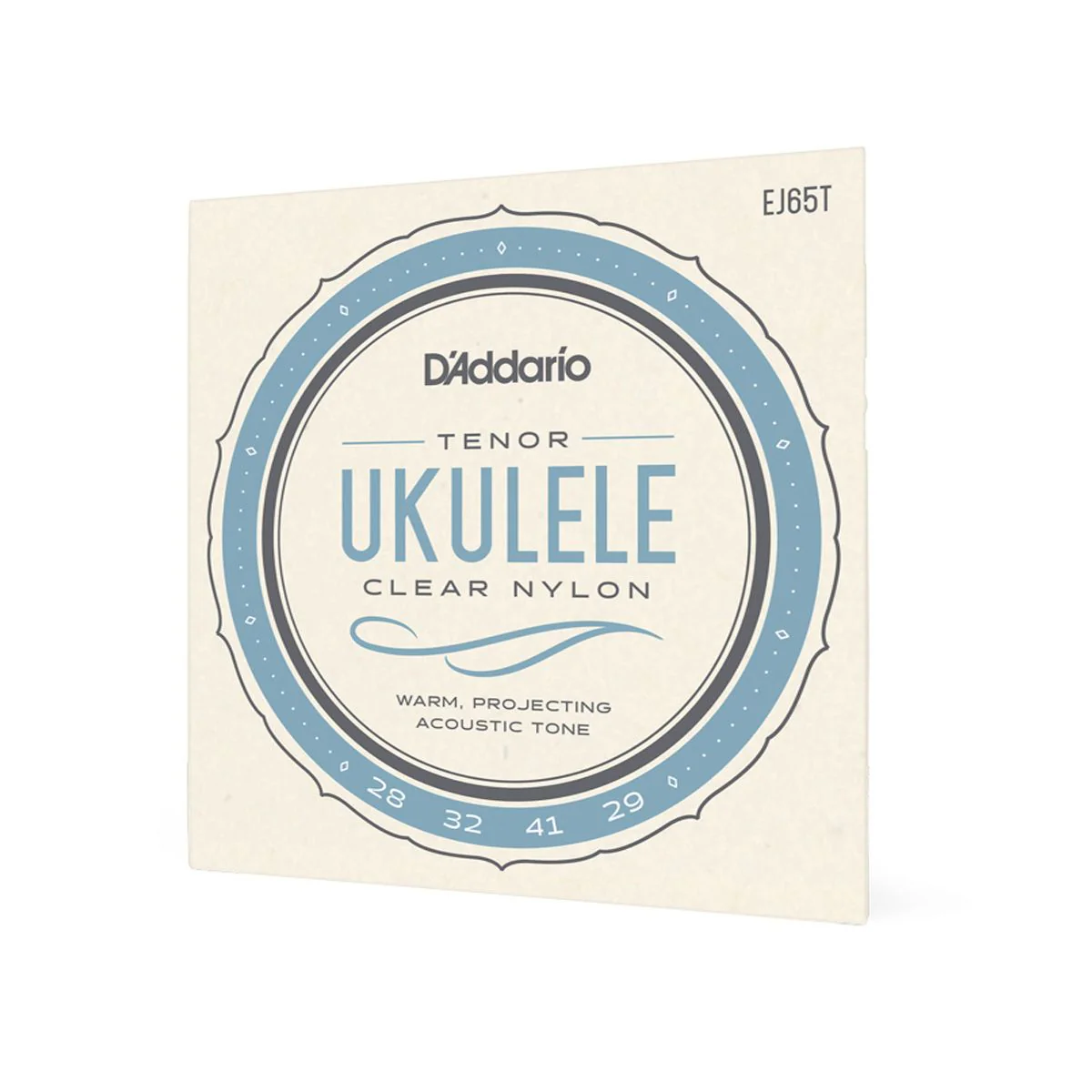 D'Addario EJ65T Set Tenor Ukulele Clear Nylon