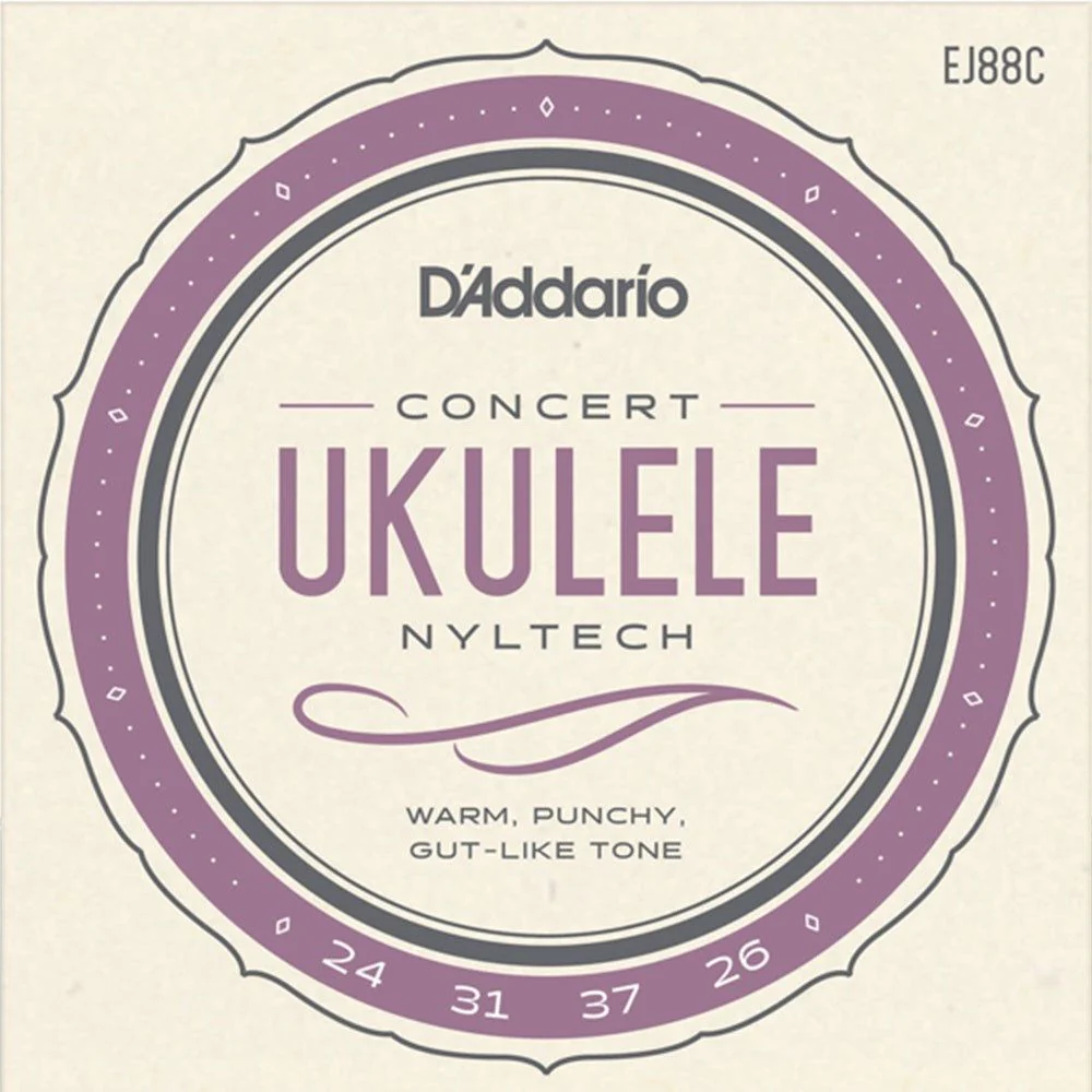 D'Addario EJ88C Nyltech Ukulele Strings Concert