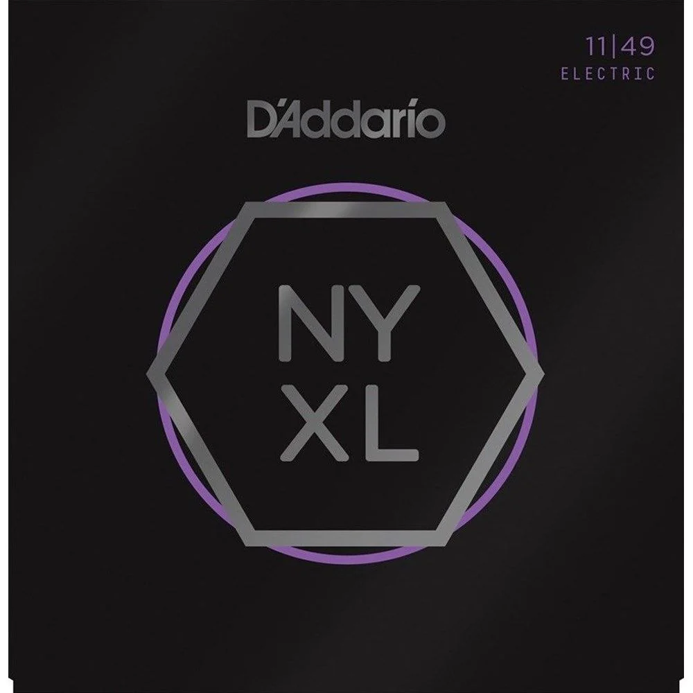 D'Addario NYXL1149 Nickel Wound Electric Guitar Strings - Medium (11-49)