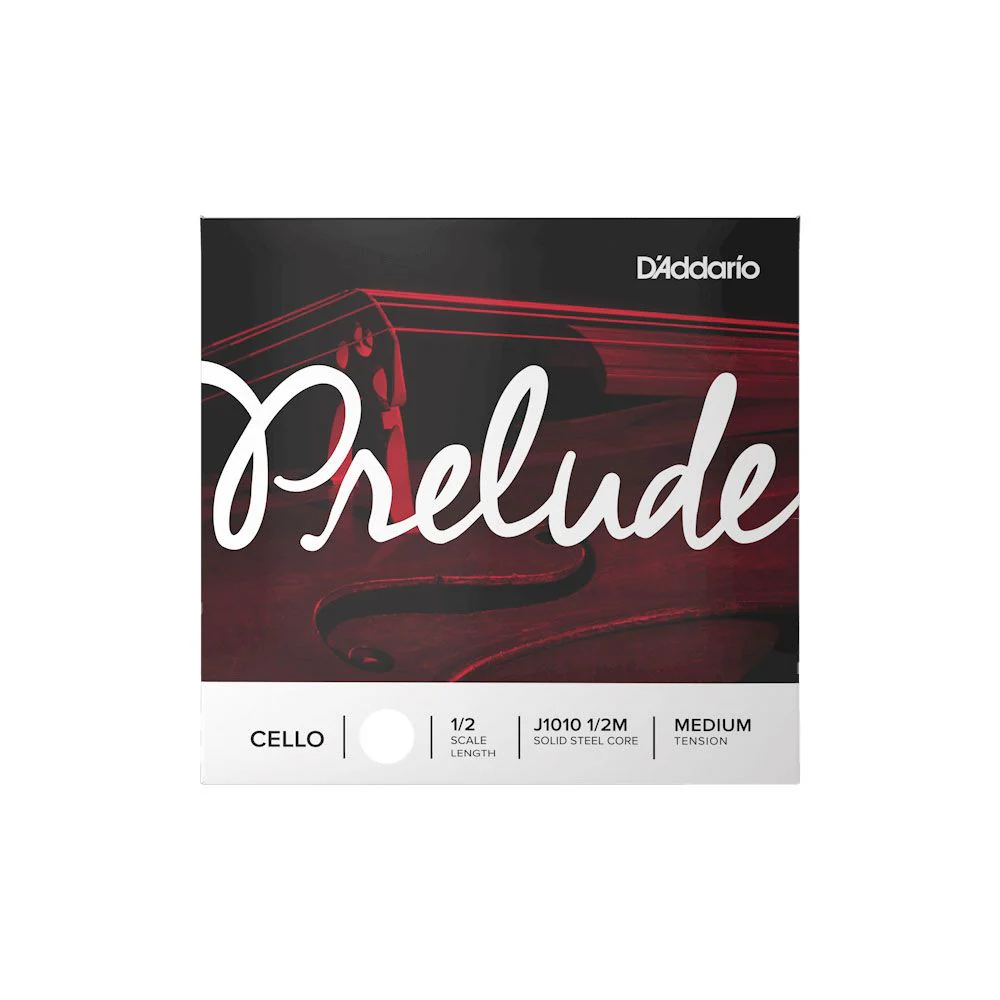 D'Addario Prelude Cello Single C String 1/2 Scale (Medium Tension)