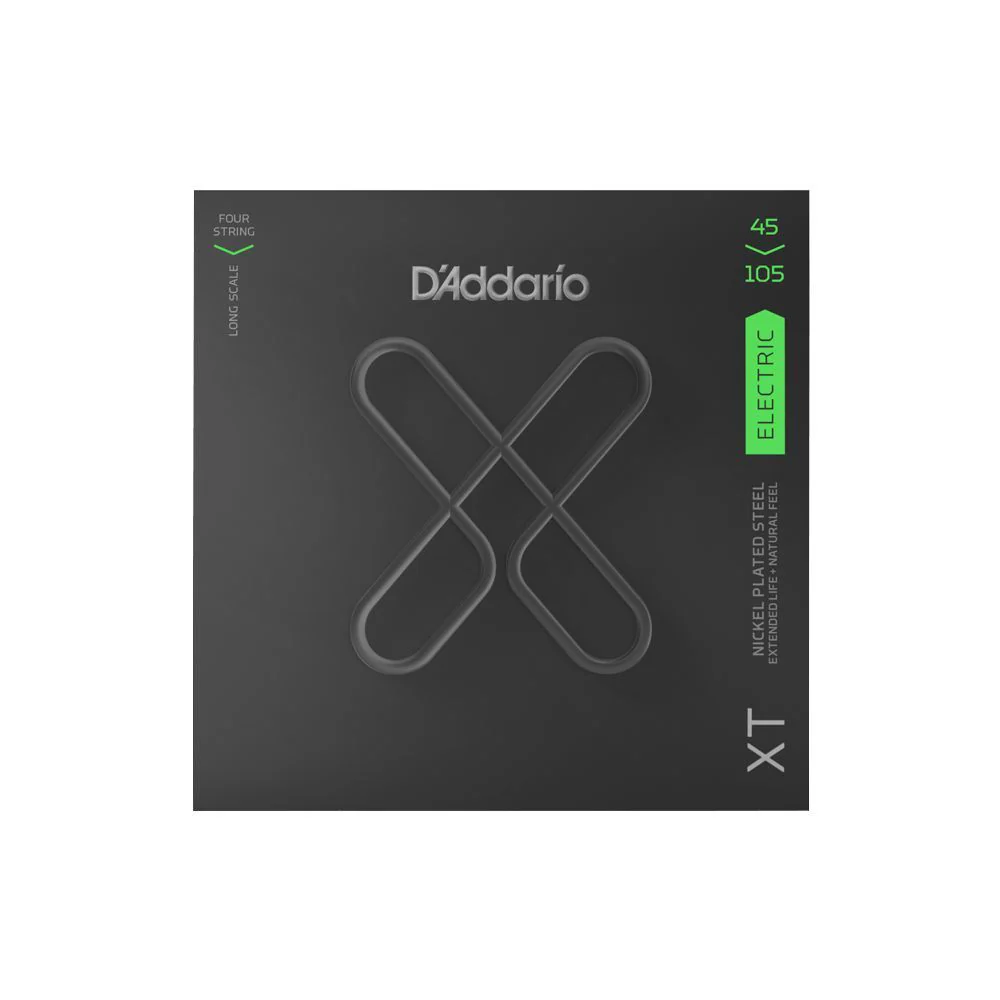 D'Addario XT Bass Nickel Plated Steel Strings - Light Top/Med Bottom LS (45-105)