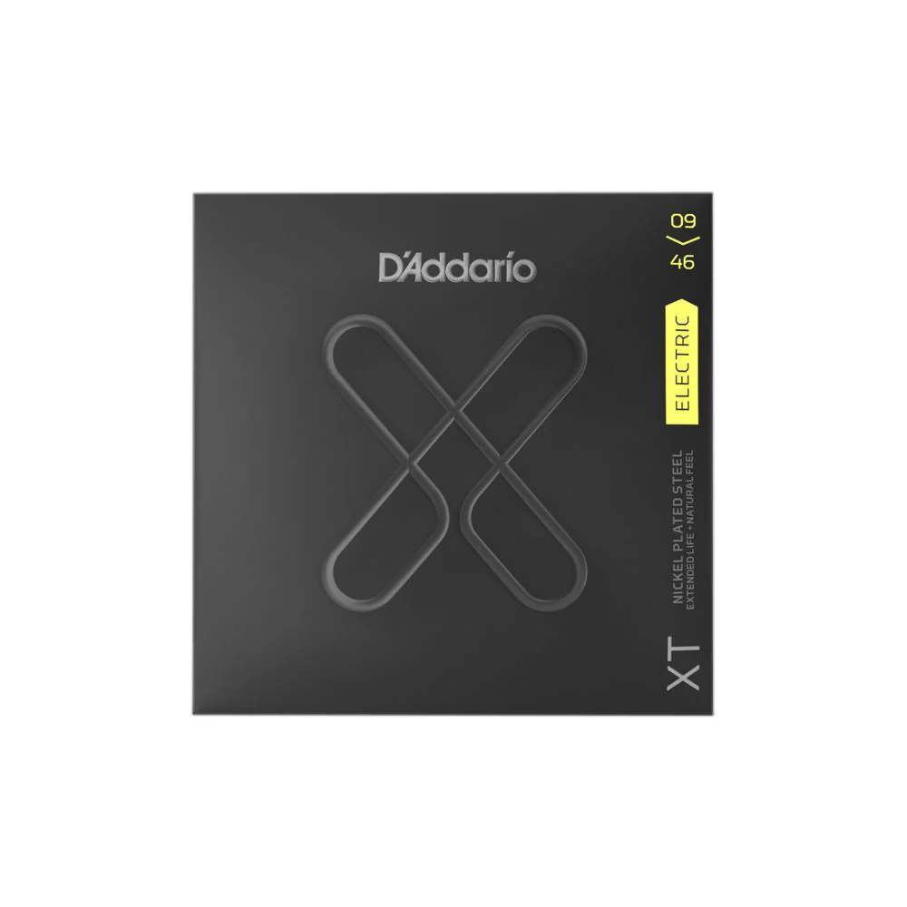 D'Addario XT Coated Electric Nickel Wound Strings Super Light Top/Reg Bottom (9-46)