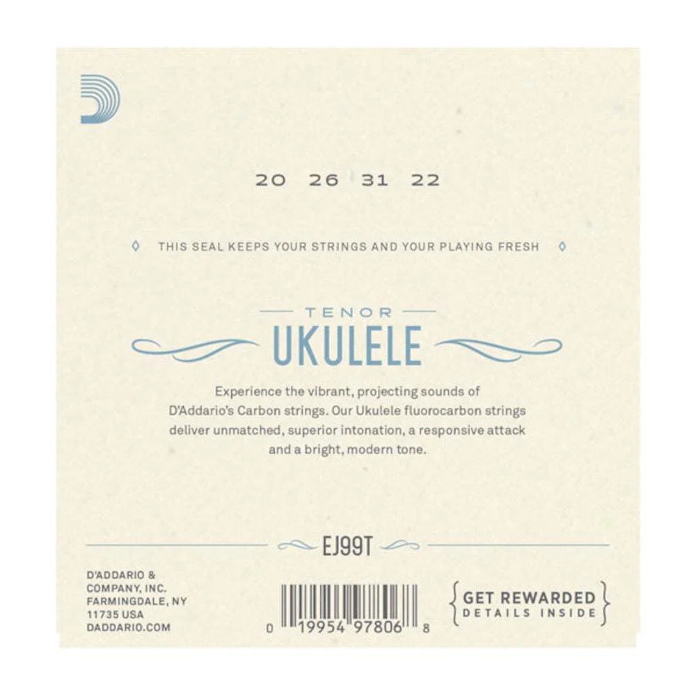 DAddario EJ99T ProArte Carbon Ukulele Strings Tenor