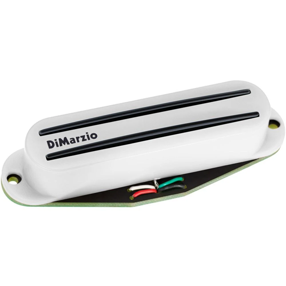 Dimarzio BC-2 Billy Corgan Signature Rail Hum Cancelling Strat Pickup (White/Black)
