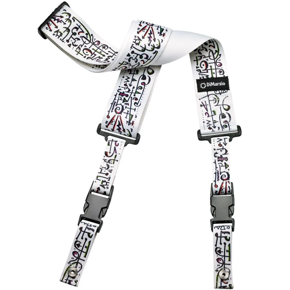 Dimarzio DD2422 Steve Vai Signature Cliplock Strap (Art White)