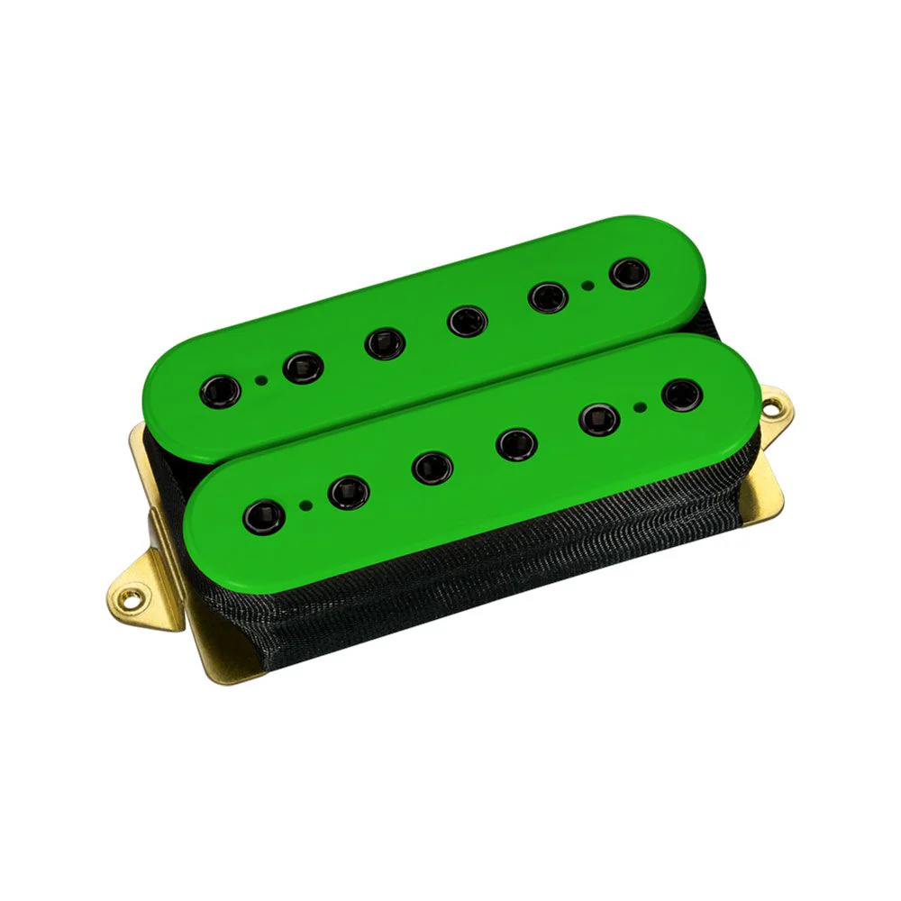 DiMarzio DP100FGN+BK Super Distortion F-Spaced Humbucker (Green w/ Black Pole Pieces)