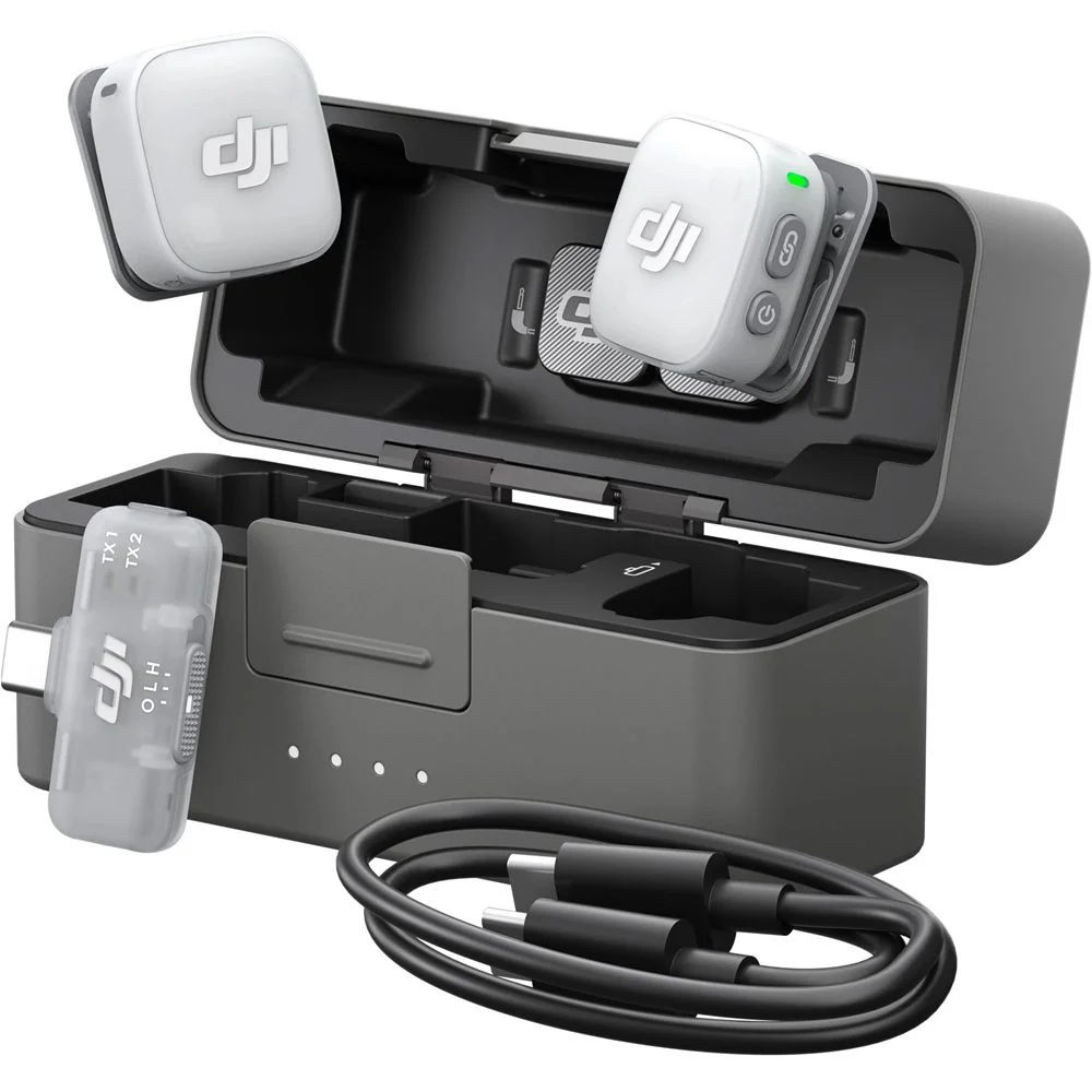 DJI Mic Mini 2 Wireless Mic w/ 1x Transmitter & 1x Receiver inc Charging Case