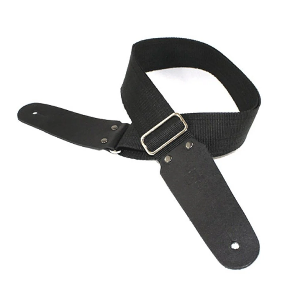 DSL 50 POLY series Guitar Strap (Black Polypropylene strap, 2")