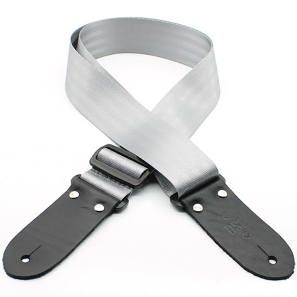 DSL Seat Belt Webbing Strap - 2" (Silver)