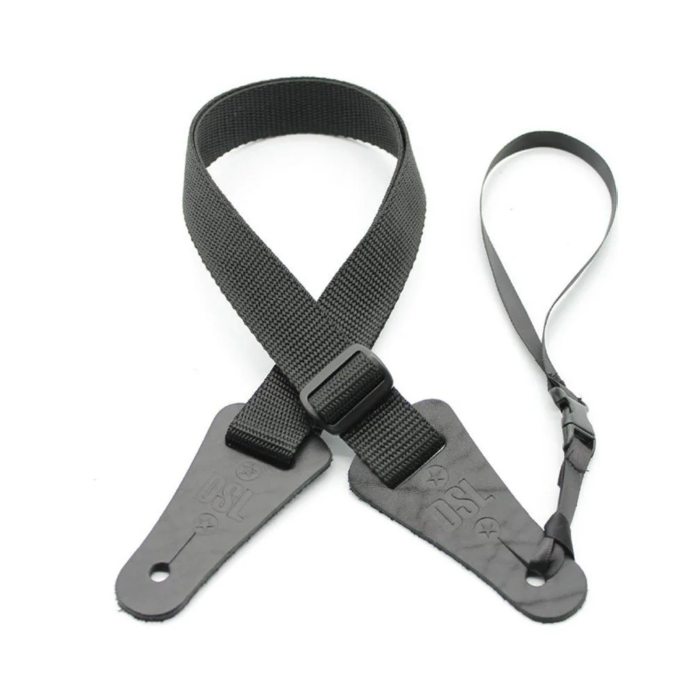 DSL Ukulele Strap (Black, 1")