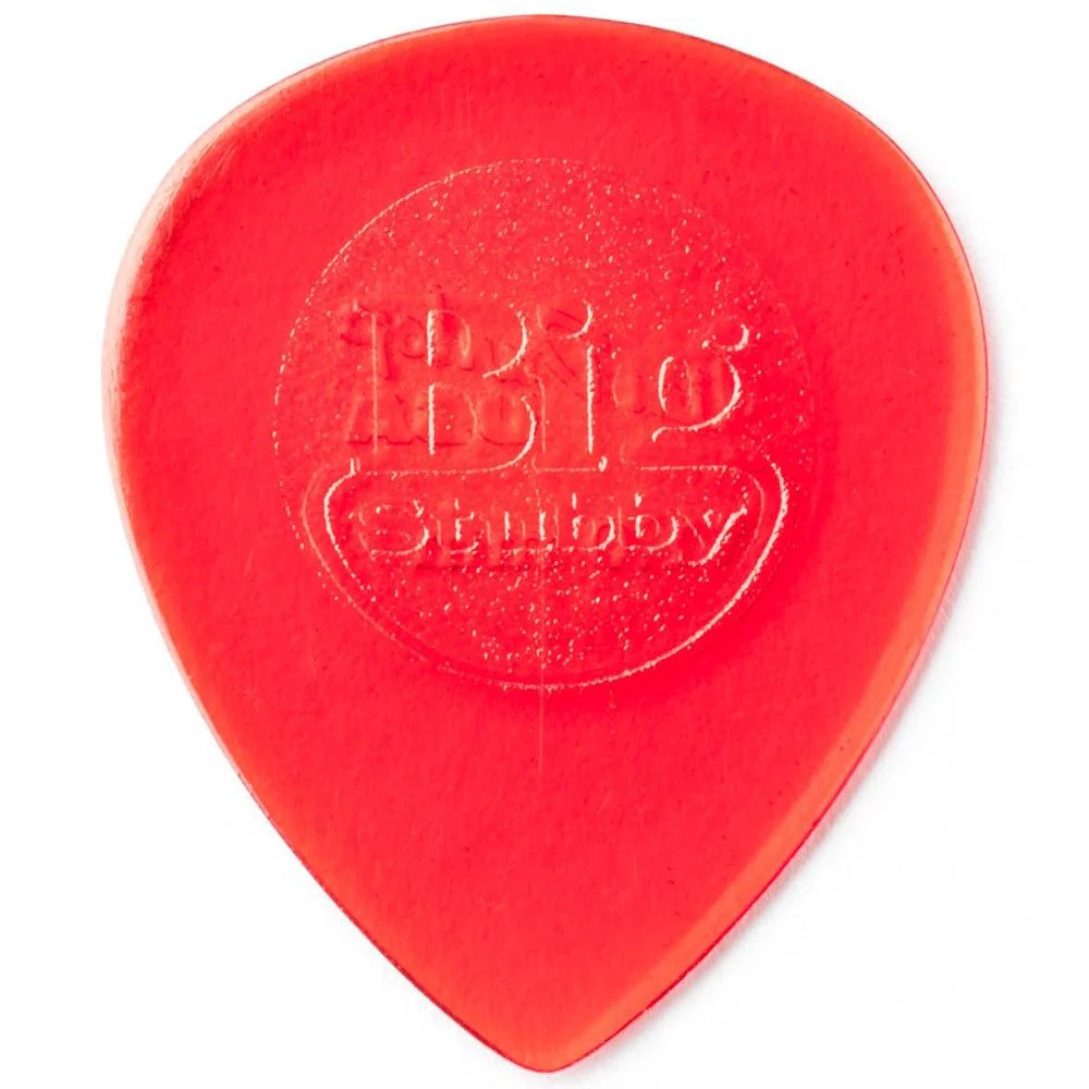 Dunlop Big Stubby Guitar Pick 6-Pack - Red (1.00mm)