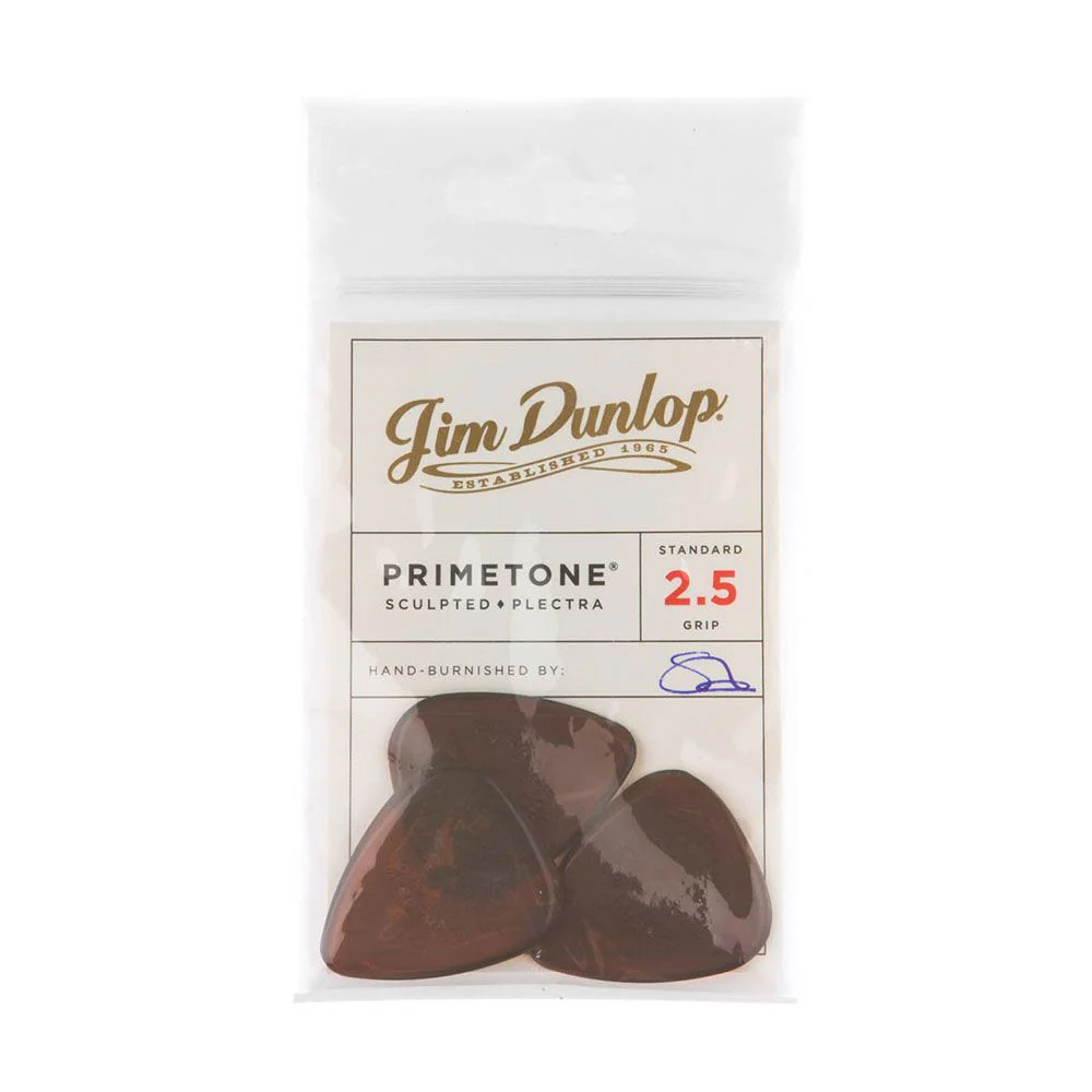 Dunlop Primetone Standard Grip Pick 3-Pack (2.5MM)