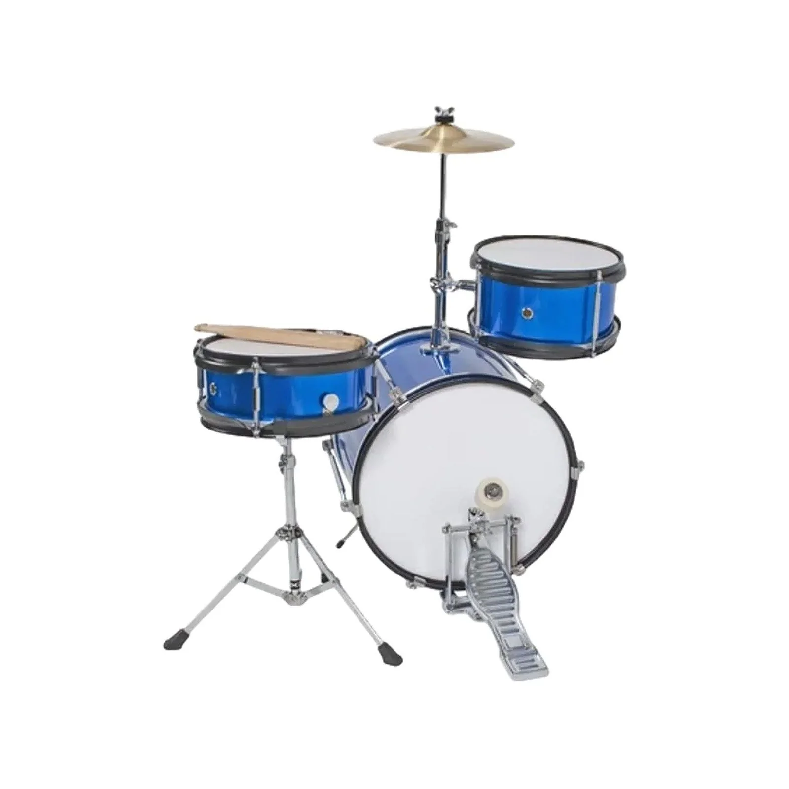 DXP 3-Piece Junior Drumkit Package (Metallic Blue)