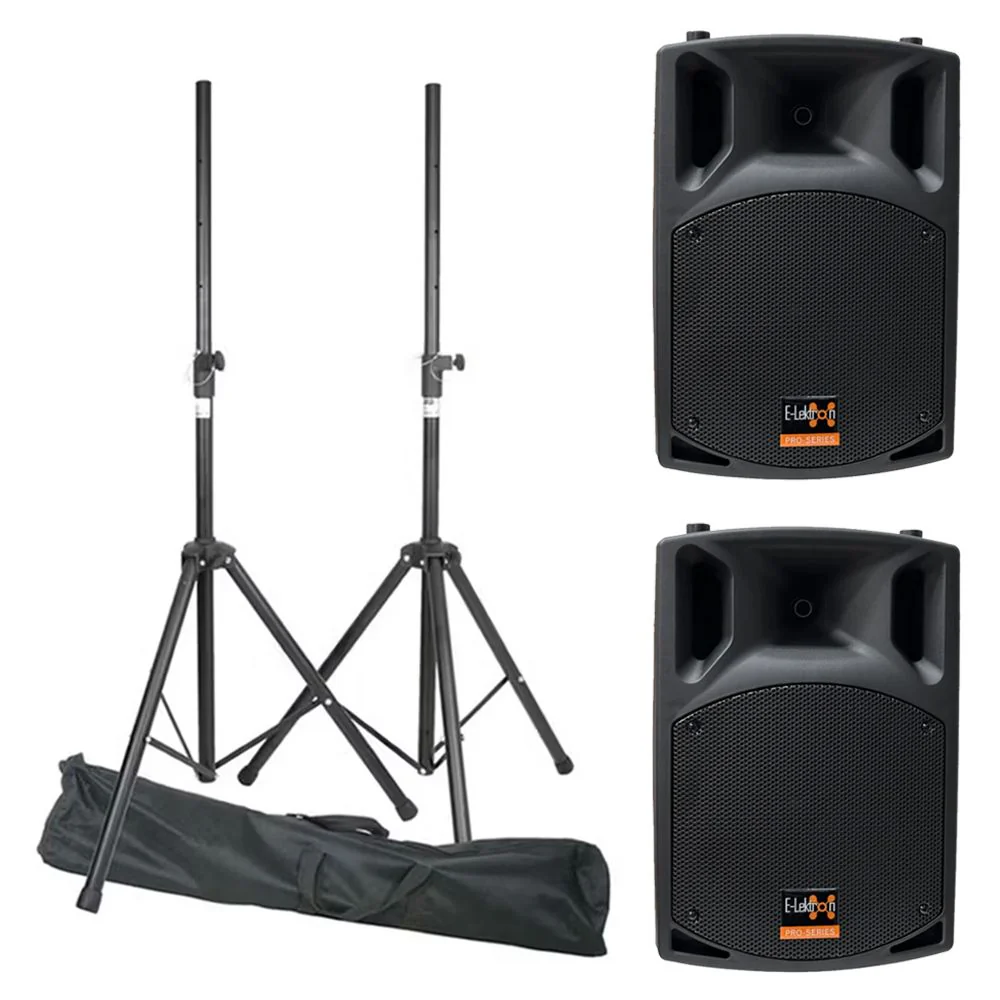 E-lektron Pack w 2 x SL30-M Speakers & Pair of DL Speaker Stands