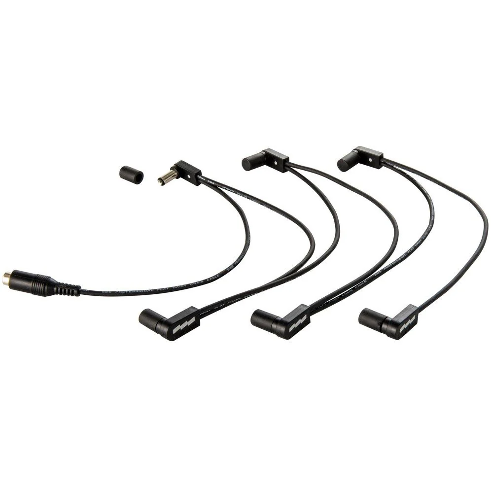 EBS DC-6-90F DC Power Split Cable - Flat Contact Design (One-to-Six)