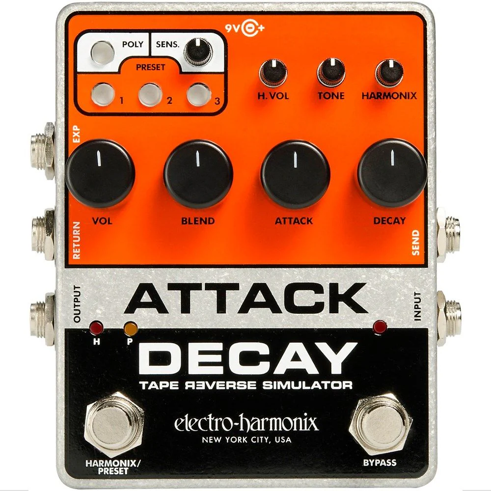 Electro Harmonix Attack Decay Tape Reverse Simulator
