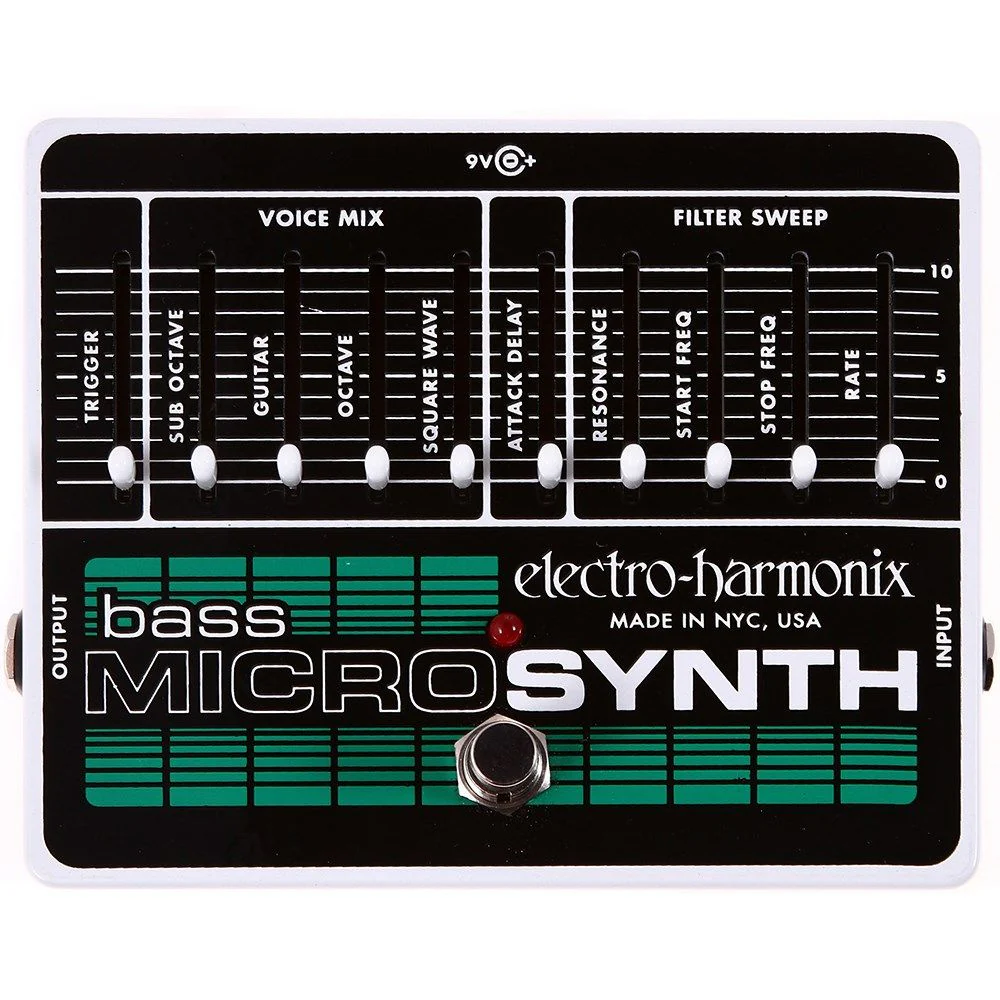 Electro Harmonix Bass Micro Synthesizer Analog Microsynth Pedal