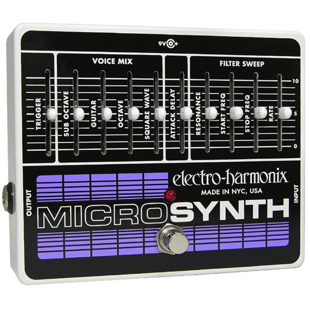 Electro Harmonix Micro Synthesizer Analog Guitar Microsynth Pedal