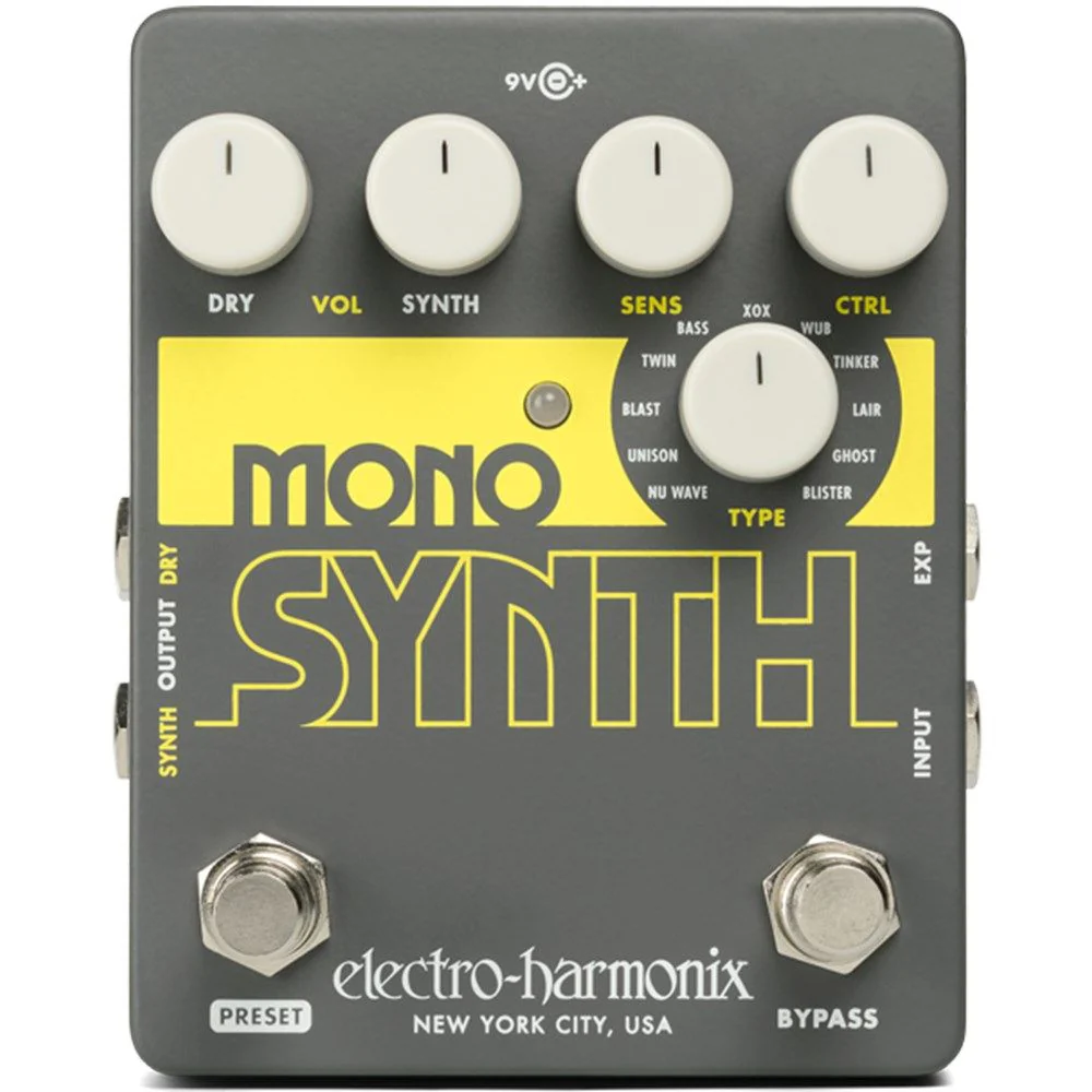 Electro Harmonix Mono Synth Guitar Synthesizer Pedal