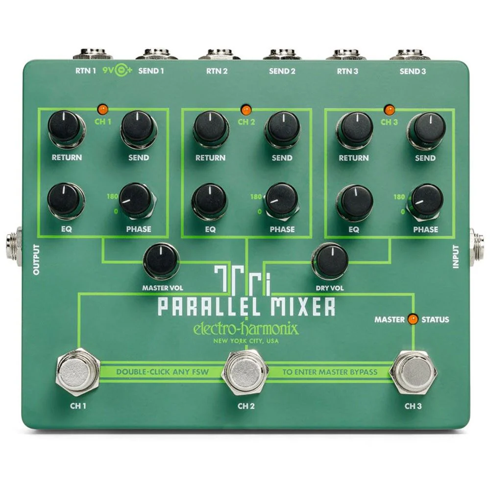 Electro Harmonix Tri Parallel Mixer Effects Loop Mixer/Switcher