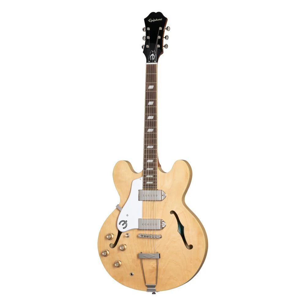 Epiphone Casino Left-Handed Hollowbody Electric Guitar (Natural) inc Gig Bag
