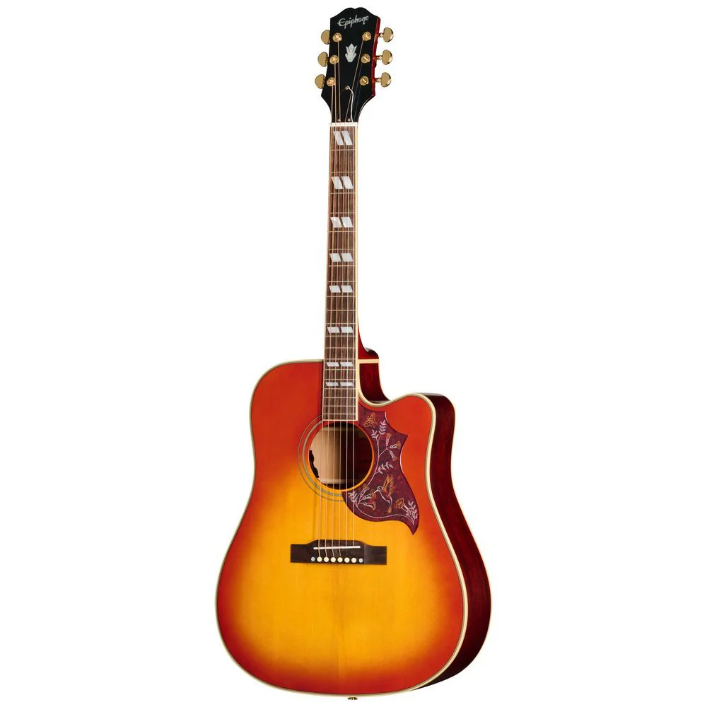 Epiphone Hummingbird Standard Electric Acoustic Guitar (Cherry Sunburst) inc Gig Bag